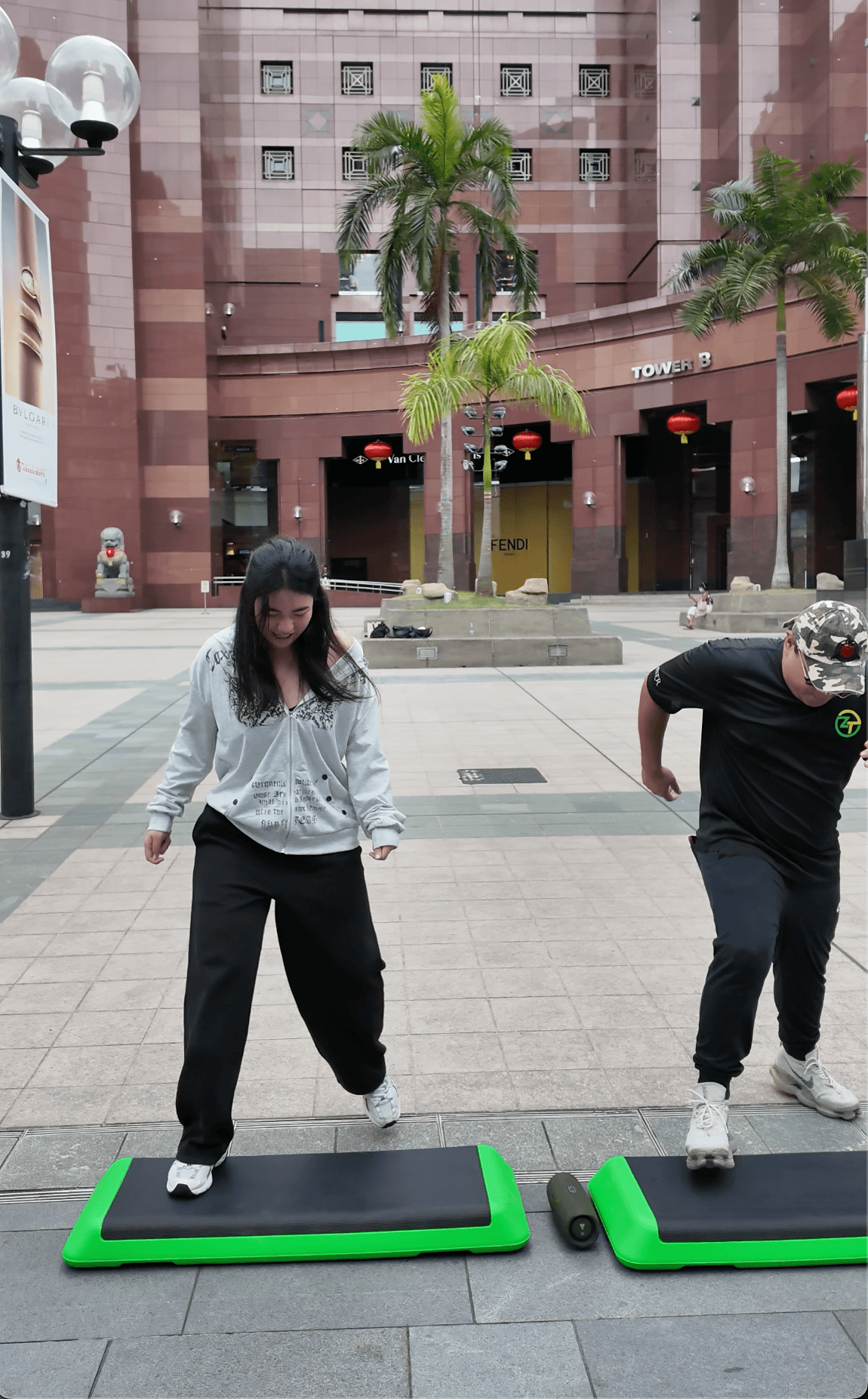 ZumFiesta outdoor dance session